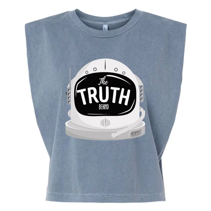 The True Thing Quantumphysics Astrophysics Astronaut Space Garment-Dyed Women's Muscle Tee