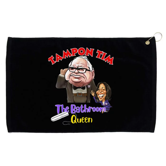 Tampon Tim The Bathroom Queen Funny Tim Walz 2024 Election Grommeted Golf Towel