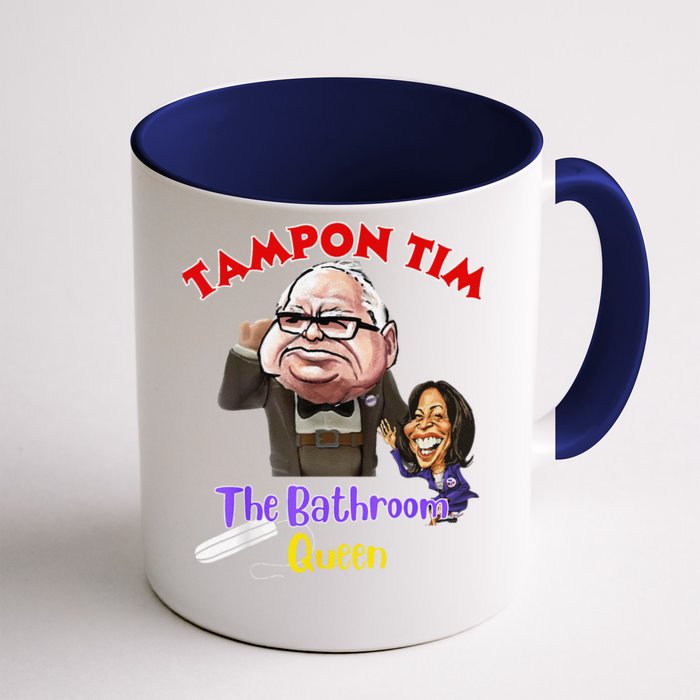 Tampon Tim The Bathroom Queen Funny Tim Walz 2024 Election Front & Back Coffee Mug