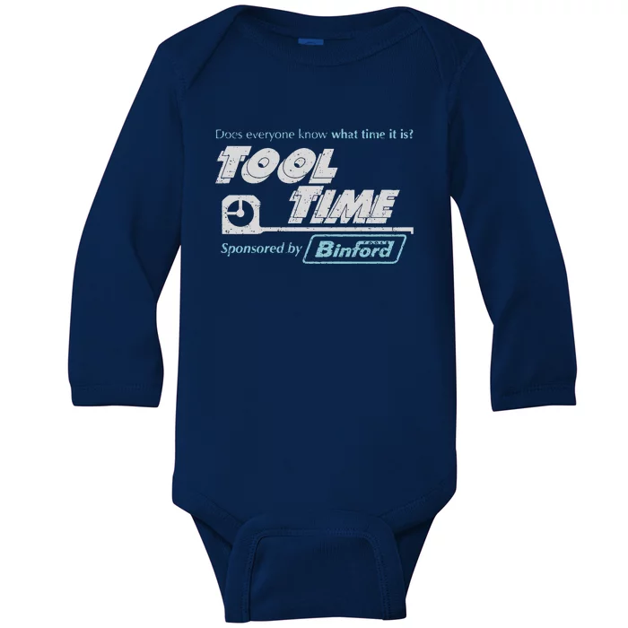 Tool Time Baby Long Sleeve Bodysuit