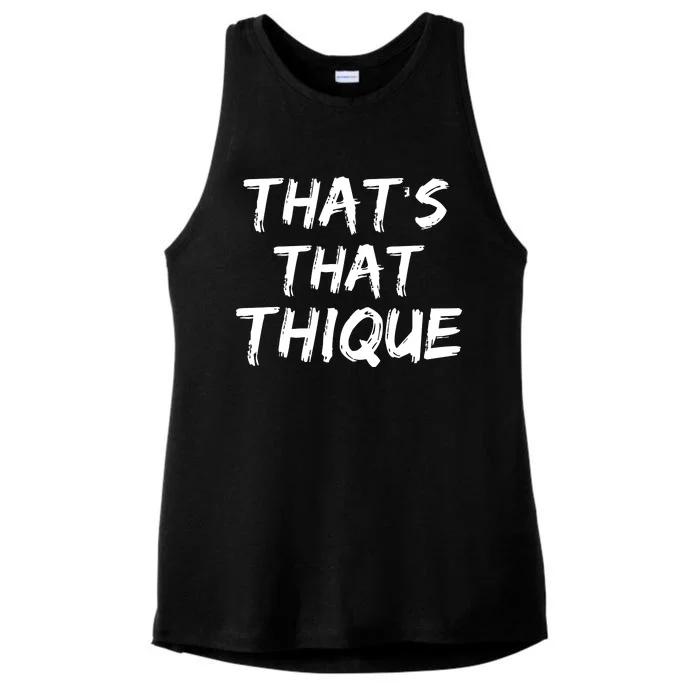 Thats That Thique Ladies Tri-Blend Wicking Tank