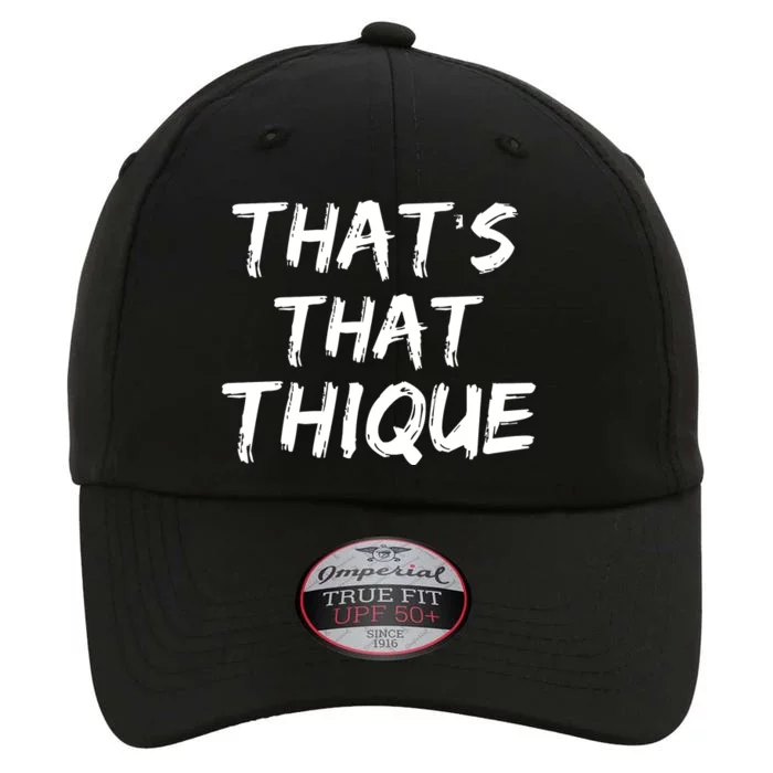 Thats That Thique The Original Performance Cap