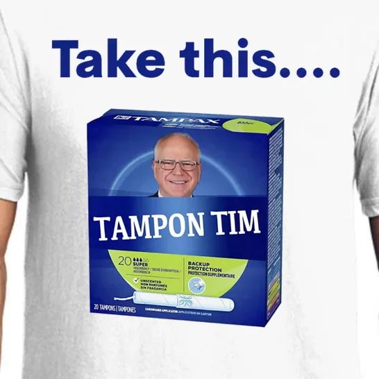 Tampontim Tampon Tim Funny Kamalas Vice President Tim Walz 2024 Pajama Set