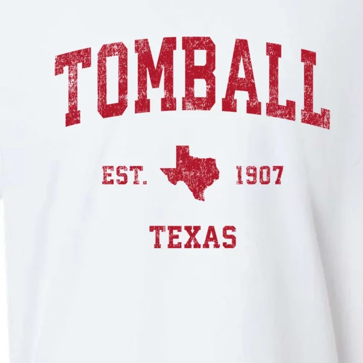 Tomball Texas Tx Vintage Sports Sueded Cloud Jersey T-Shirt