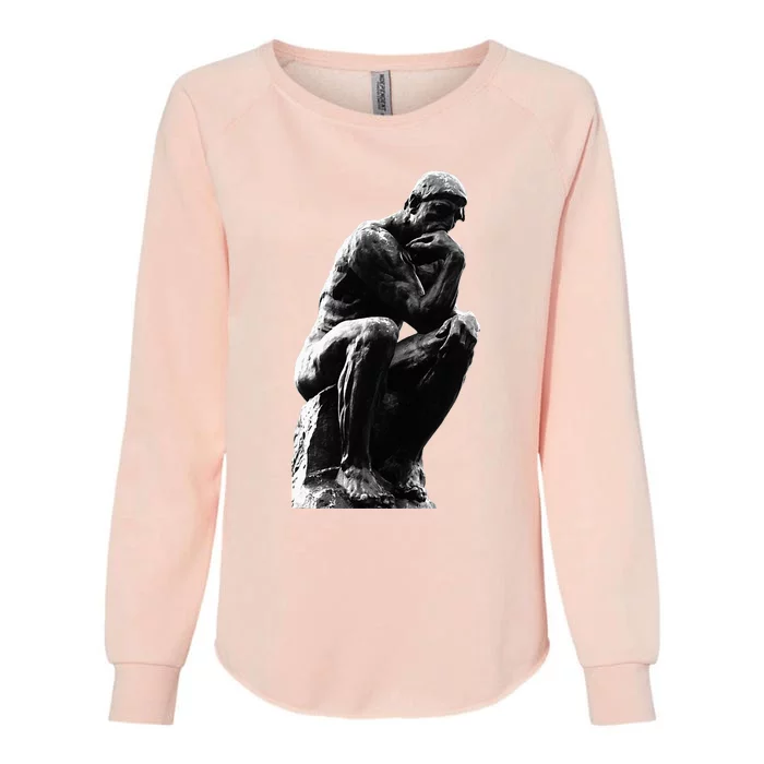 The Thinker (The Poet) By Auguste Rodin Womens California Wash Sweatshirt