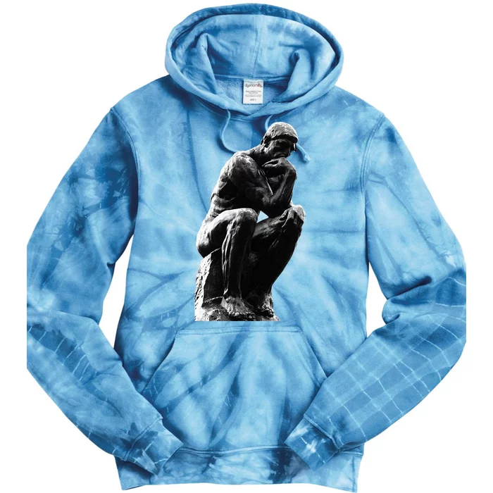 The Thinker (The Poet) By Auguste Rodin Tie Dye Hoodie