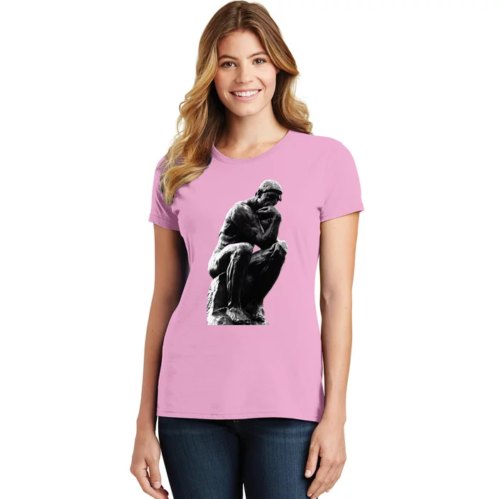 The Thinker (The Poet) By Auguste Rodin Women's T-Shirt