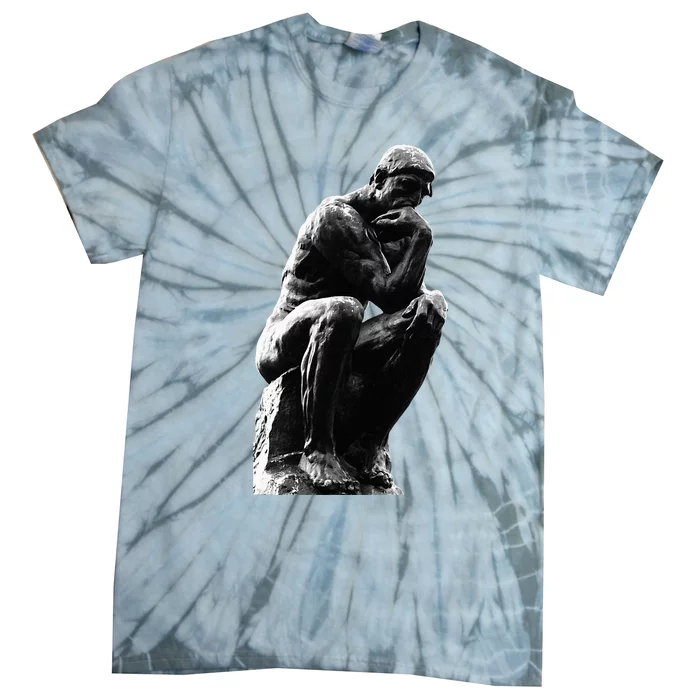 The Thinker (The Poet) By Auguste Rodin Tie-Dye T-Shirt