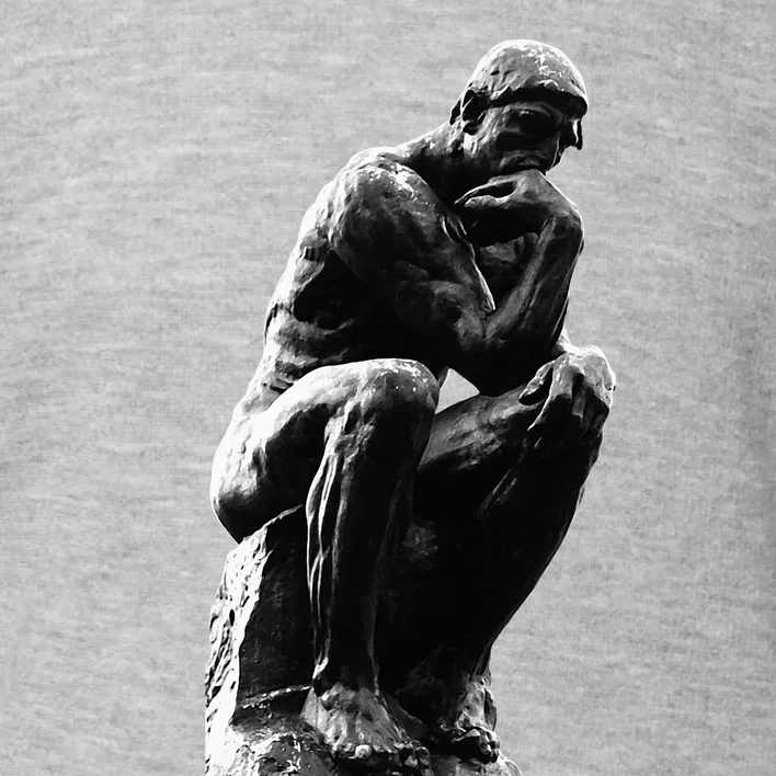 The Thinker (The Poet) By Auguste Rodin Toddler Sweatshirt