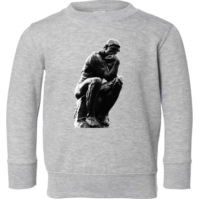 The Thinker (The Poet) By Auguste Rodin Toddler Sweatshirt