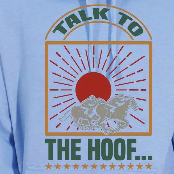 Talk To The Hoof Unisex Surf Hoodie