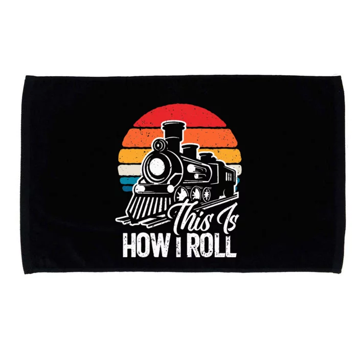 Train T This Is How I Roll Train Lover Microfiber Hand Towel