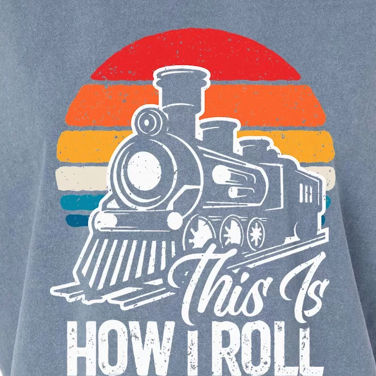 Train T This Is How I Roll Train Lover Garment-Dyed Women's Muscle Tee