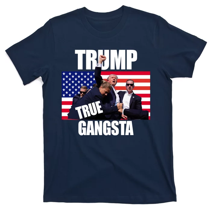 Trump The True Gangster Survived Association T-Shirt