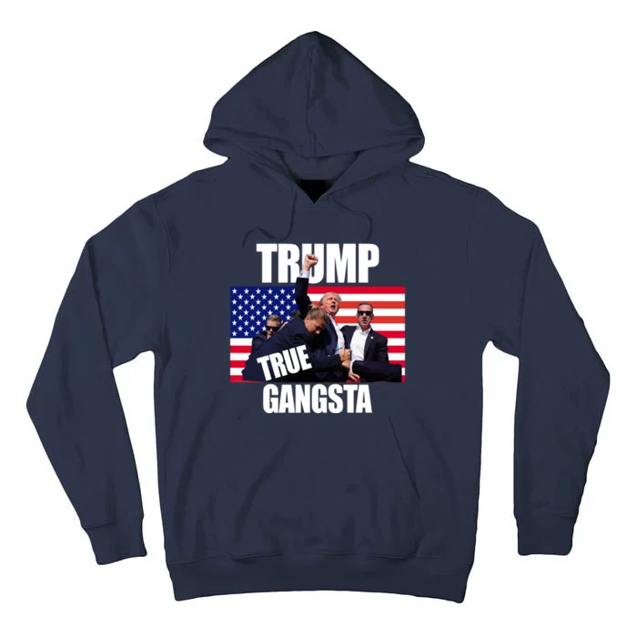 Trump The True Gangster Survived Association Tall Hoodie