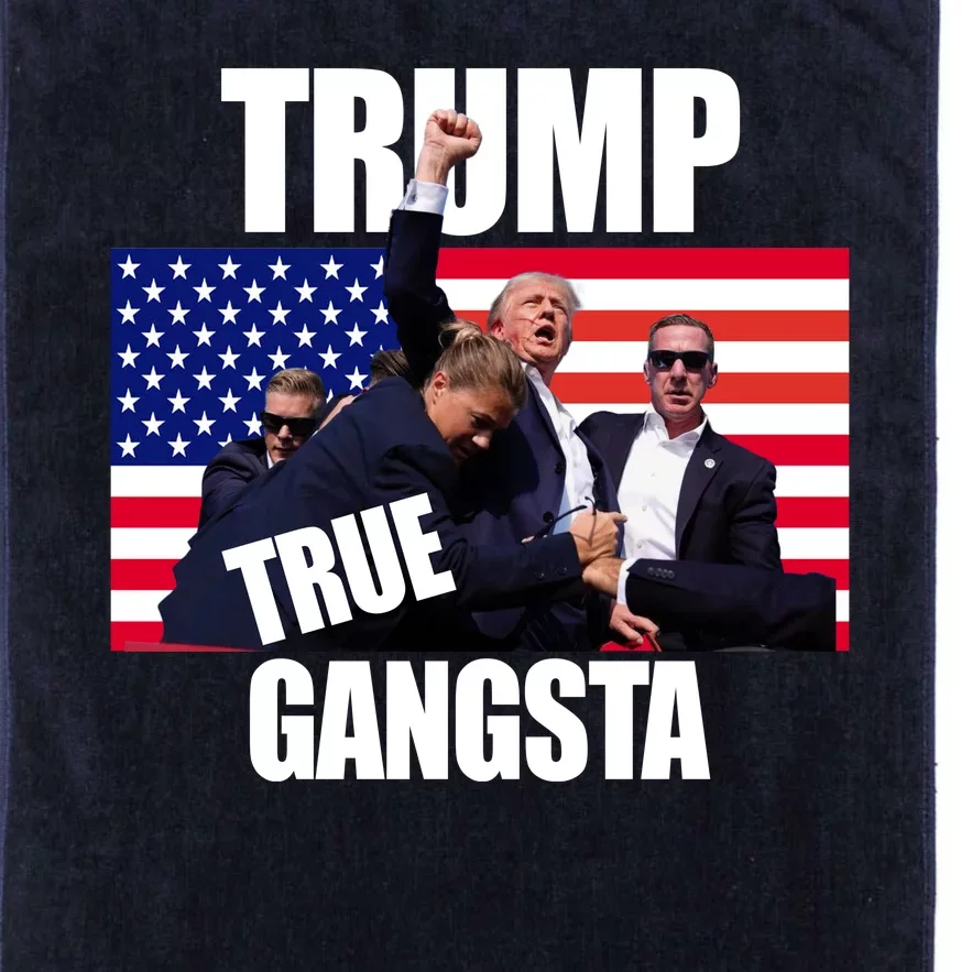 Trump The True Gangster Survived Association Platinum Collection Golf Towel