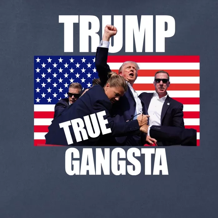 Trump The True Gangster Survived Association Zip Tote Bag