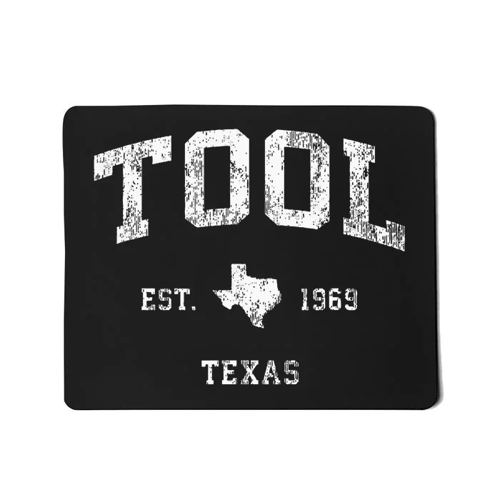 Tool Texas Tx Vintage Athletic Sports Design Mousepad