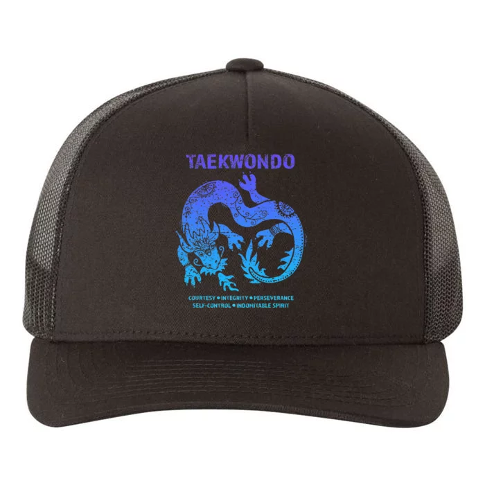 Taekwondo Tkd Tae Kwon Do Dragon Art Martial Arts Graphic Yupoong Adult 5-Panel Trucker Hat