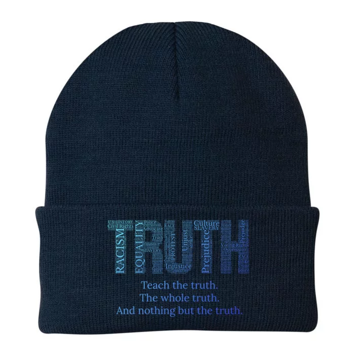 Teach The Truth The Whole Truth And Nothing But The Truth Cool Gift Knit Cap Winter Beanie