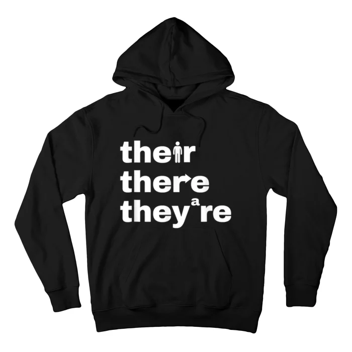 Their There TheyRe Grammar Lesson Language Arts Teacher Hoodie