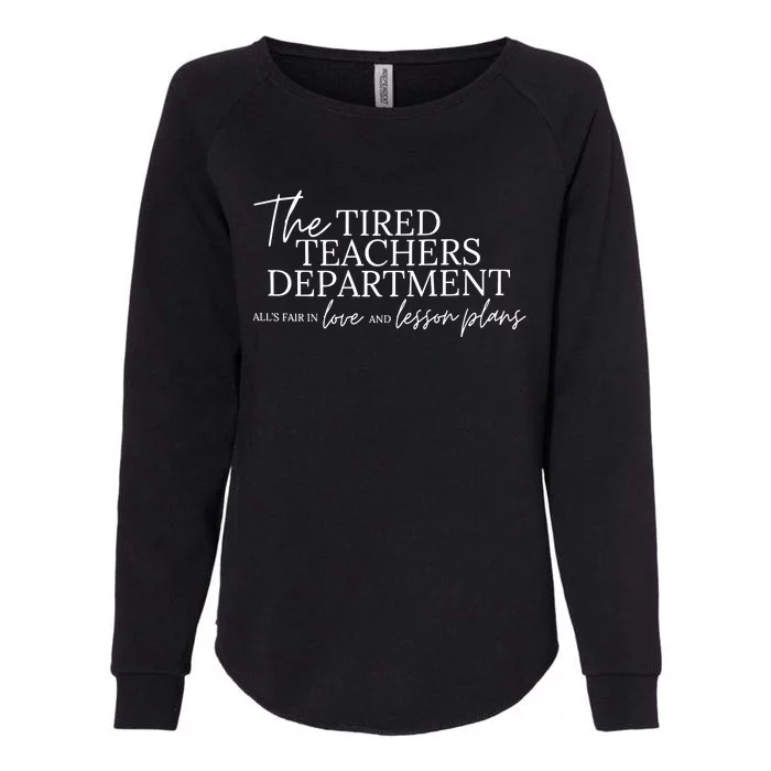 Ttpd The Tired Teachers Departmentttpd Inspired Taylor Womens California Wash Sweatshirt