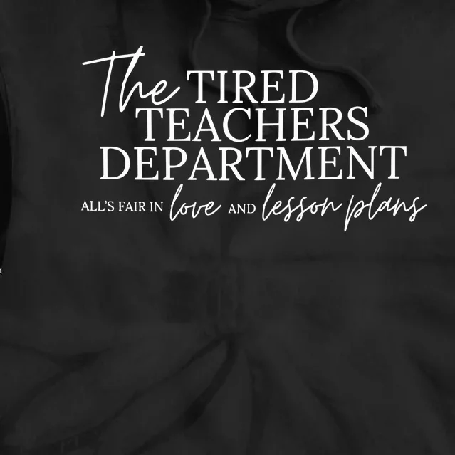 Ttpd The Tired Teachers Departmentttpd Inspired Taylor Tie Dye Hoodie