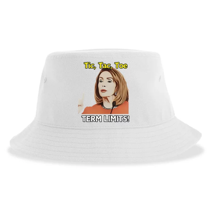 Tic Tac Toe Term Limits Heavyweight Sustainable Bucket Hat