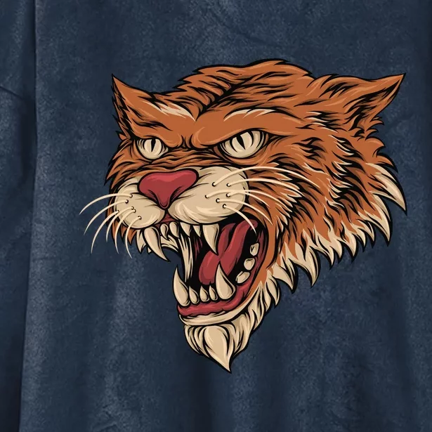 The Tiger Hooded Wearable Blanket