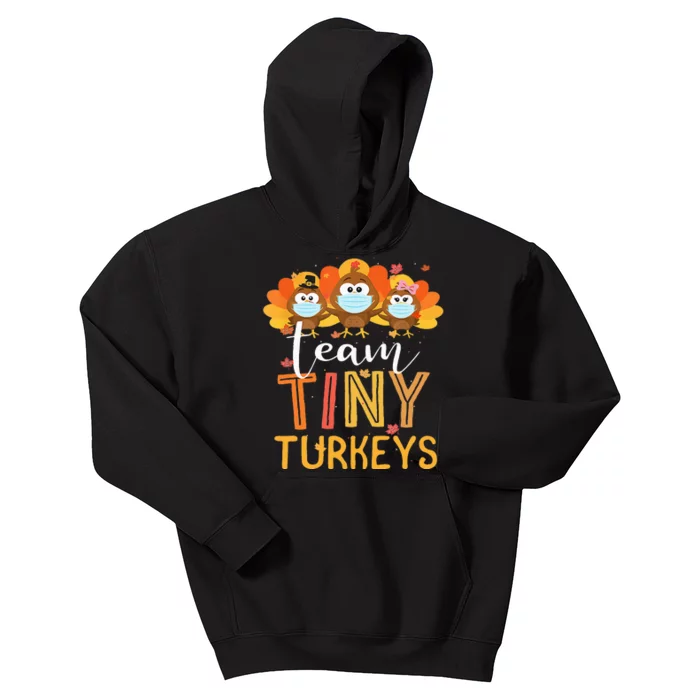 Turkey Thanksgiving Team Tiny Turkeys Nurse Fall NICU Nurse Kids Hoodie