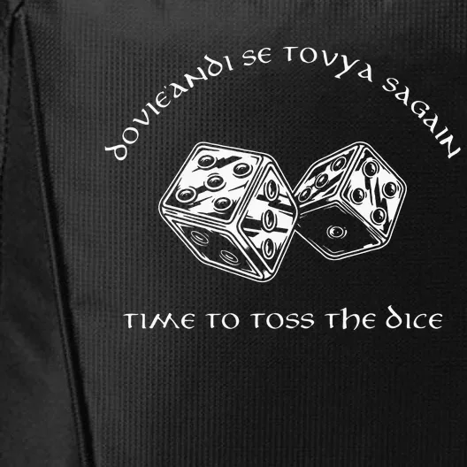 Time To Toss Dice City Backpack