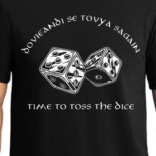 Time To Toss Dice Pajama Set