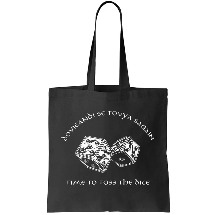 Time To Toss Dice Tote Bag