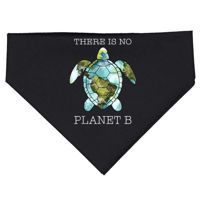 The Turtle There Is No Planet B Earth Day 2024 USA-Made Doggie Bandana