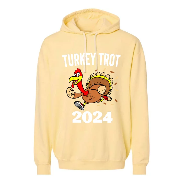 Thanksgiving Turkey Trot 2024 Garment-Dyed Fleece Hoodie