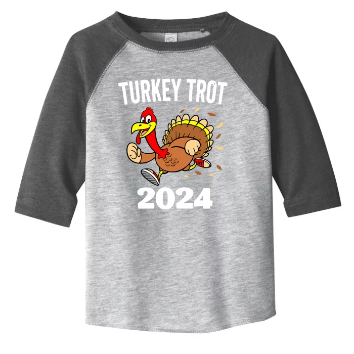 Thanksgiving Turkey Trot 2024 Toddler Fine Jersey T-Shirt