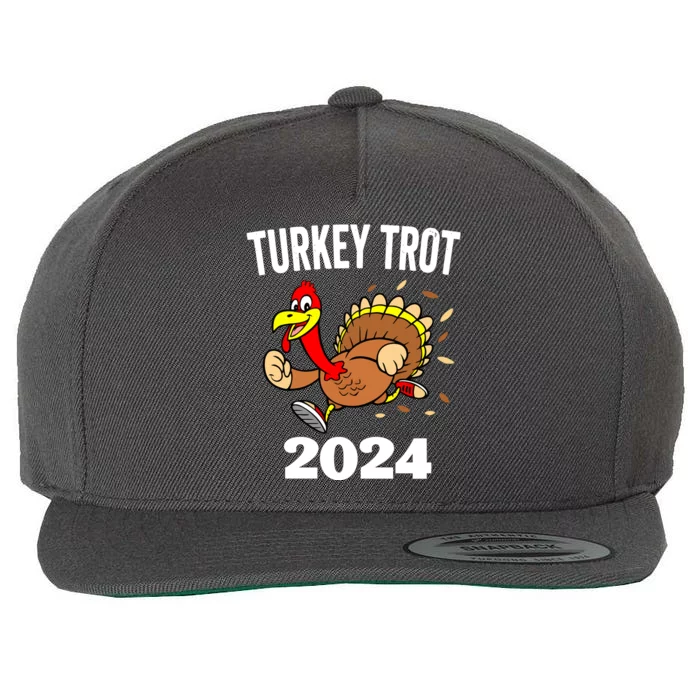 Thanksgiving Turkey Trot 2024 Wool Snapback Cap