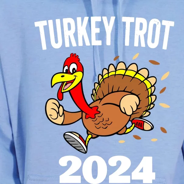 Thanksgiving Turkey Trot 2024 Unisex Surf Hoodie