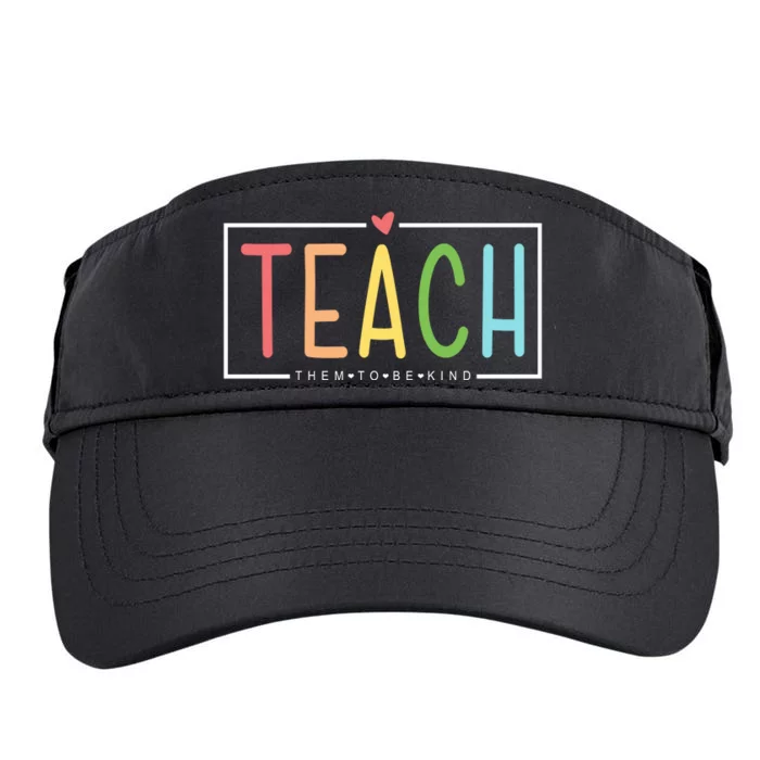 Teach Them To Be Kind Adult Drive Performance Visor