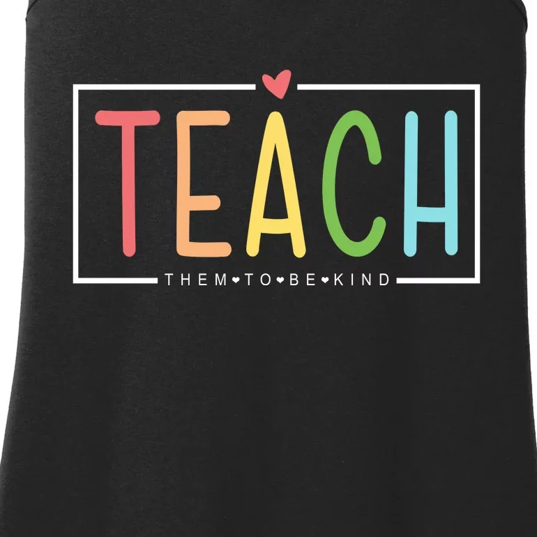 Teach Them To Be Kind Ladies Essential Tank