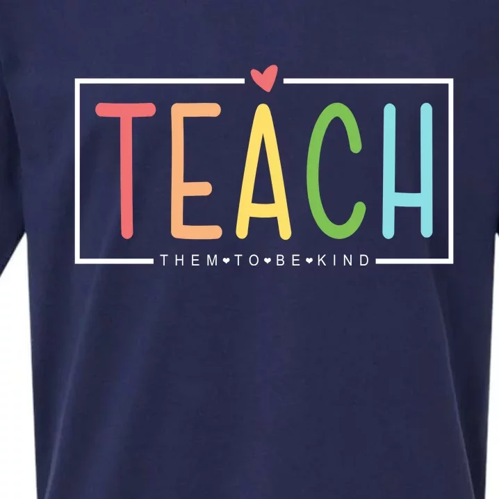 Teach Them To Be Kind Sueded Cloud Jersey T-Shirt