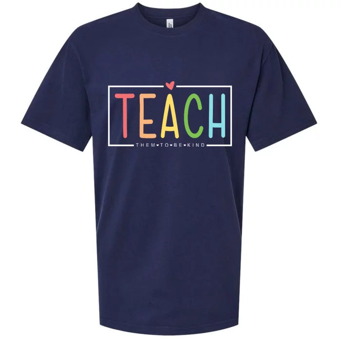 Teach Them To Be Kind Sueded Cloud Jersey T-Shirt