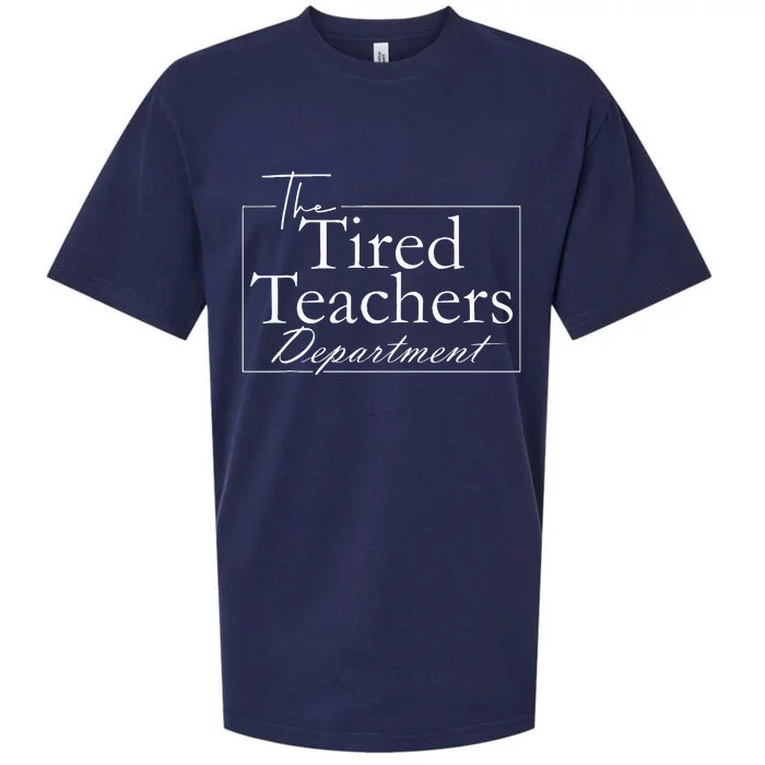 The Tired Teachers Department Teacher Sueded Cloud Jersey T-Shirt