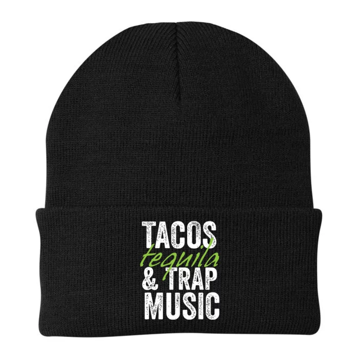 Tacos Tequila Trap Music Funny Hiphop Lover Gift Women Knit Cap Winter Beanie