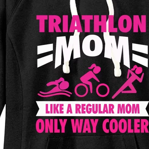 Triatlon Triathlete Triathlon Mom Gift Women's Fleece Hoodie