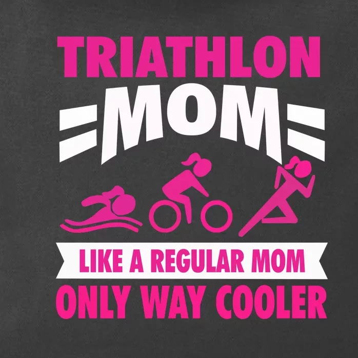 Triatlon Triathlete Triathlon Mom Gift Zip Tote Bag