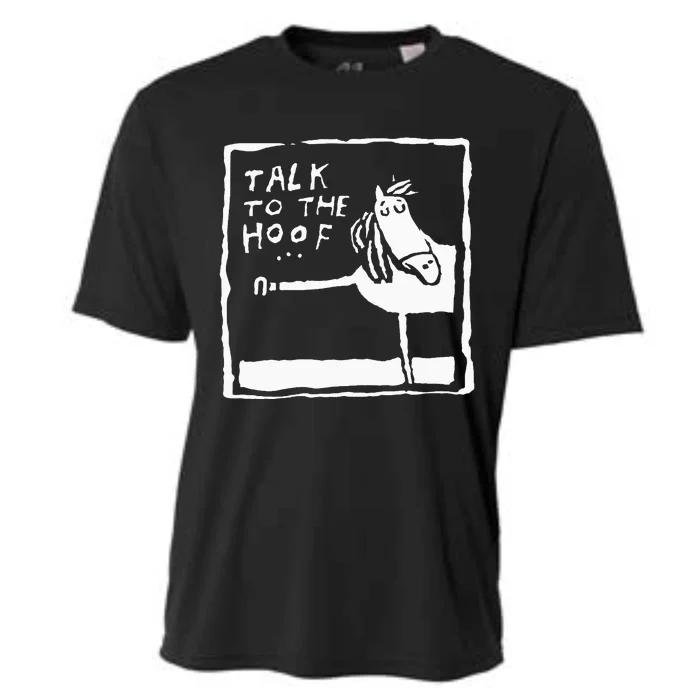 Talk To The Hoof Horseback Riding Cooling Performance Crew T-Shirt