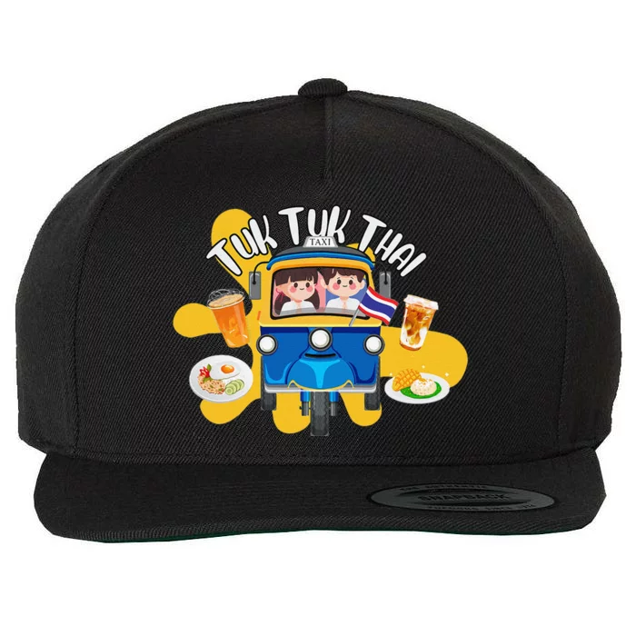 Tuk Tuk Thai Wool Snapback Cap