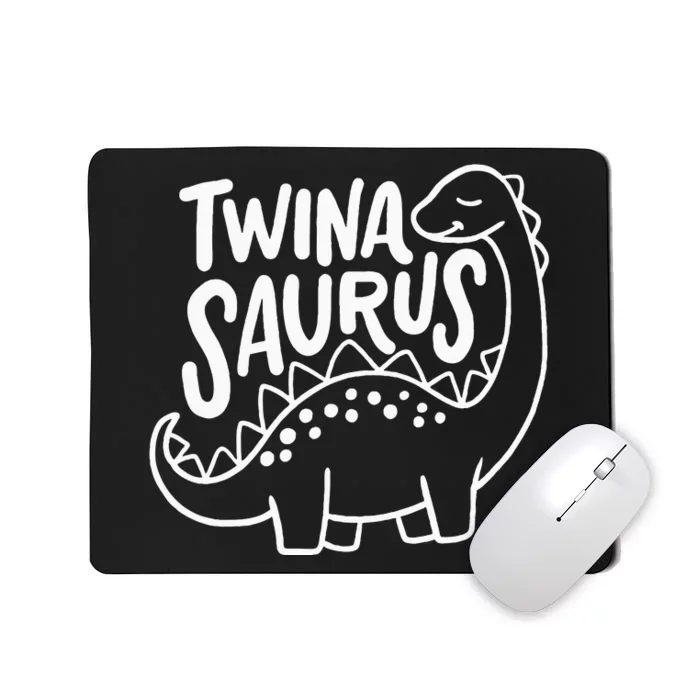 Twins Twin Twinasaurus Mousepad