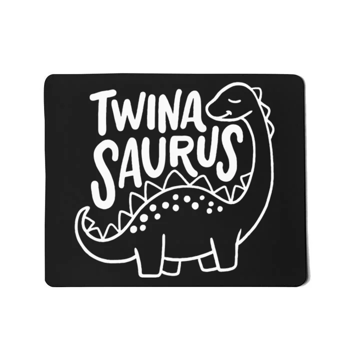 Twins Twin Twinasaurus Mousepad